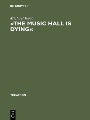 cover image of »The music hall is dying«